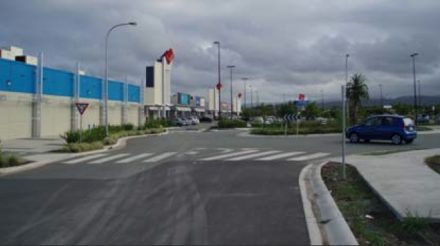 View of the Bermuda street (QLD) project at transition area three years after construction​