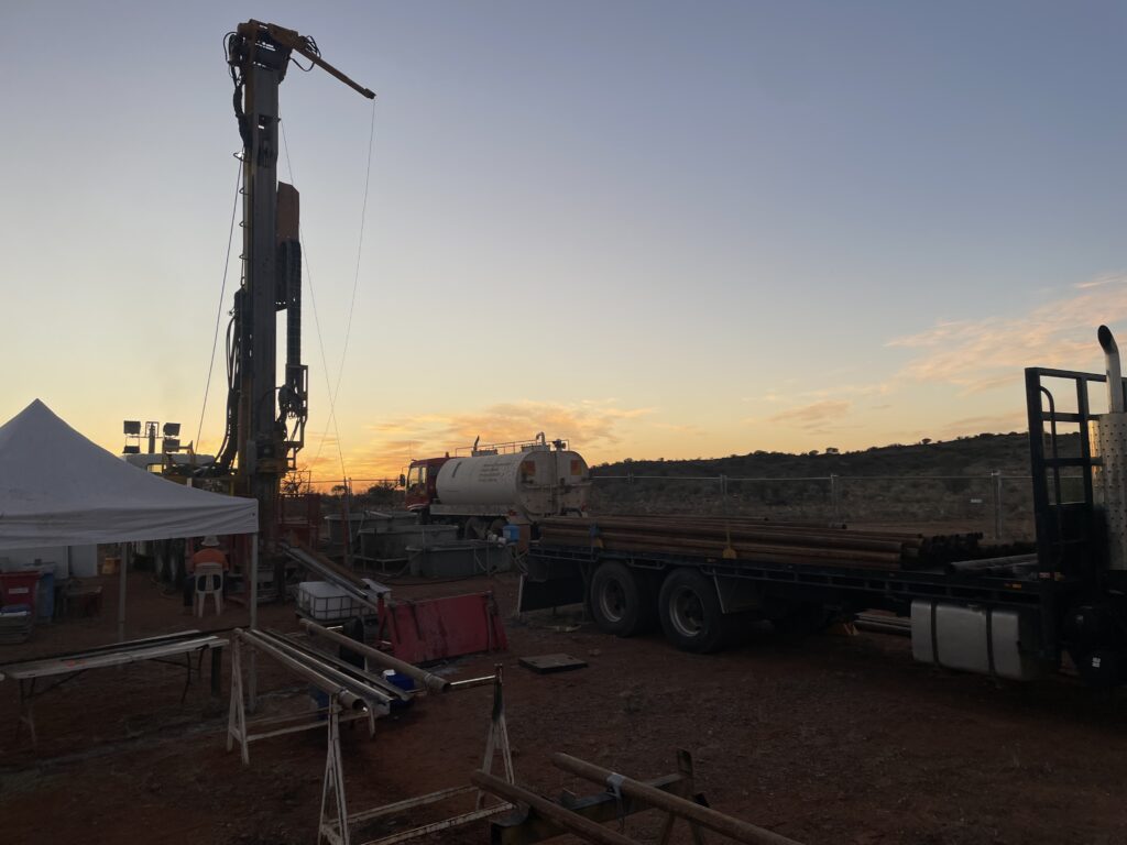 geotechnical logging at Potosi Mine